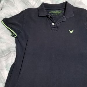 3/$10.  American eagle small dark blue men's polo